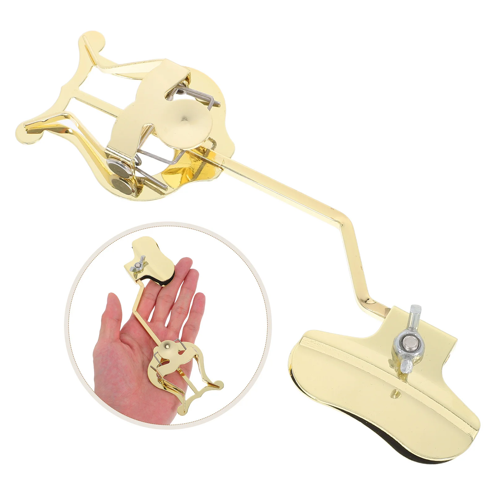 

Marching Music Clip Adjustable Angle for Outdoor Performances Fits Various Brass Instruments Secure Grip Lightweight Durable