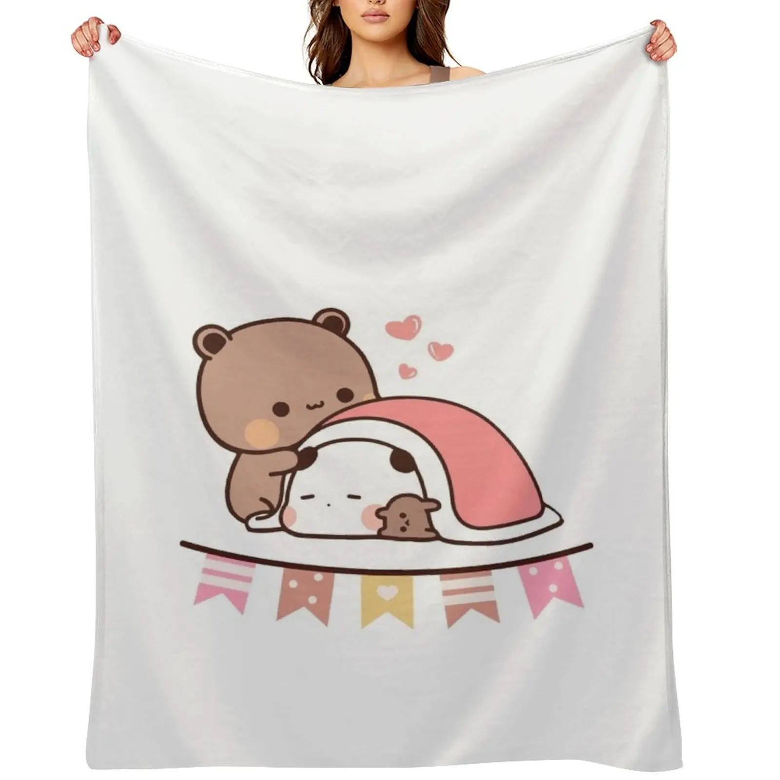 bubu dudu new year Throw Blanket Soft Plaid Quilt sofa bed Soft Beds Blankets
