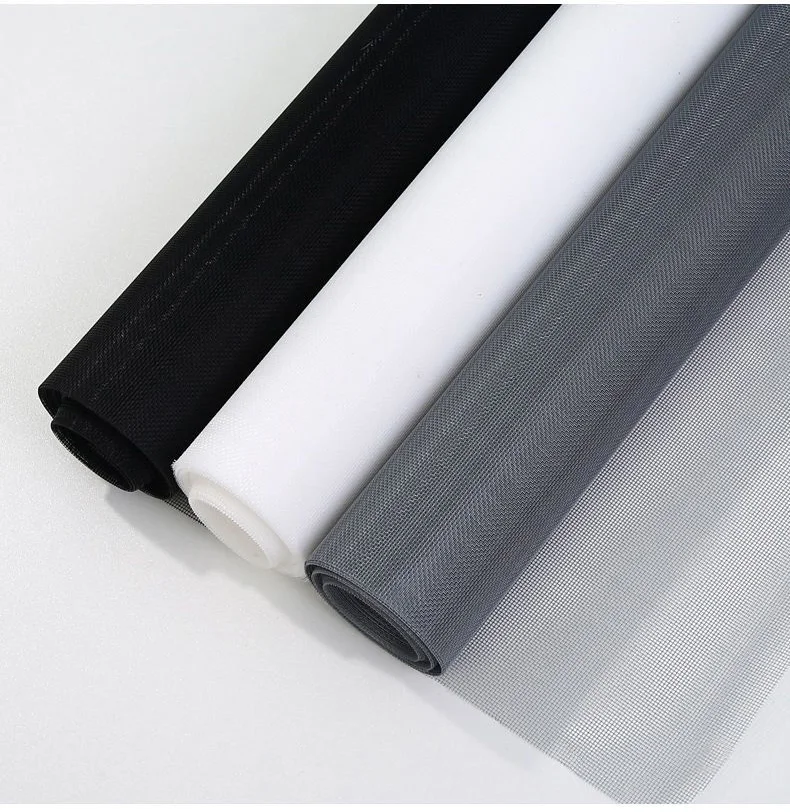 Black mosquito screen window, sliding curtain, invisible zipper gauze mesh, non perforated, self-adhesive