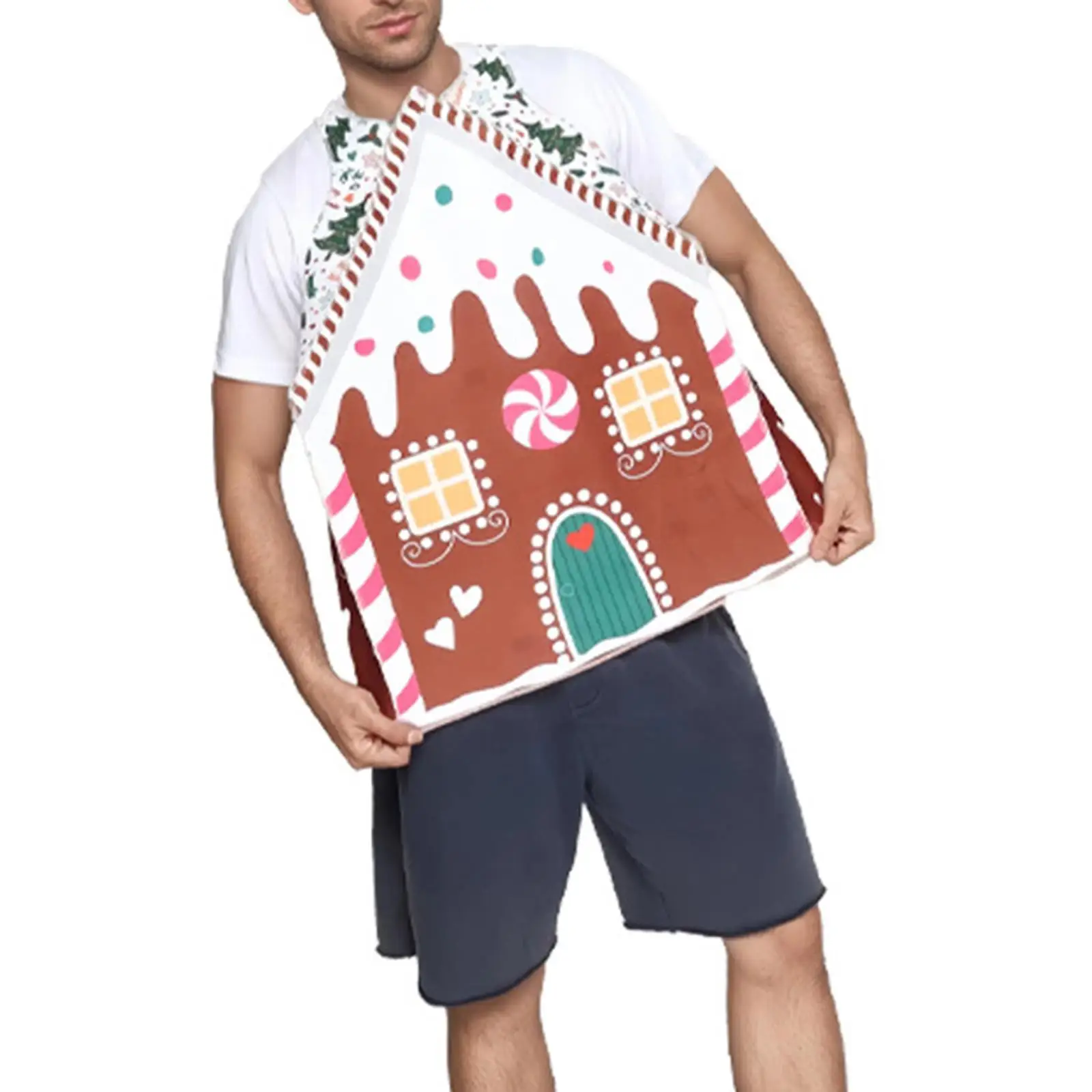 Disfraz de Navidad Traje de vacaciones de poliéster Juego de rol de carnaval Ropa de cosplay para fiesta de Navidad puesta en escena