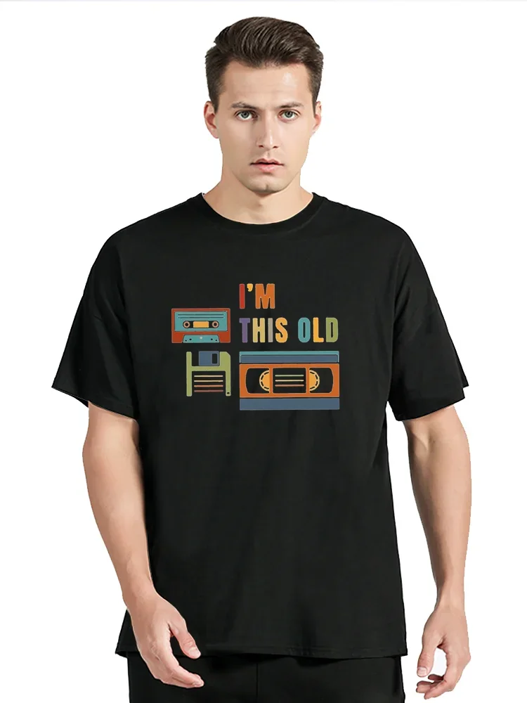 

I'm This Old T Shirt Old Data Storage Geek Gift Men Women T-shirt Casual 100% Cotton Unisex O-neck Tee Tops Clothing