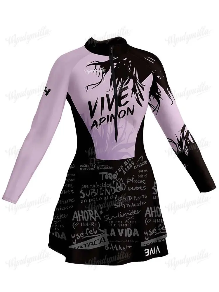 AliExpress Female Cycling Skirt Macaquinho Saia mtb Sport Jumpsuit Skirt Vestidinho Dress Run Gym Training triathlon Unlined no cushion new
