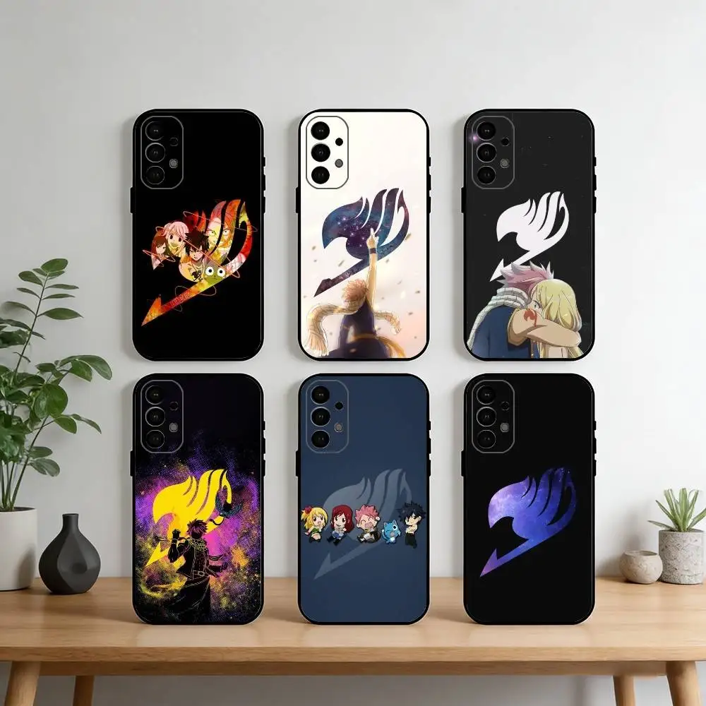 

Anime F-Fairys LOGO T-Tail Phone Case For Samsung S25,S24,S21,S22,S23,S30,Ultra,S20,Plus,Fe,Note,10,9,5G Black Cover