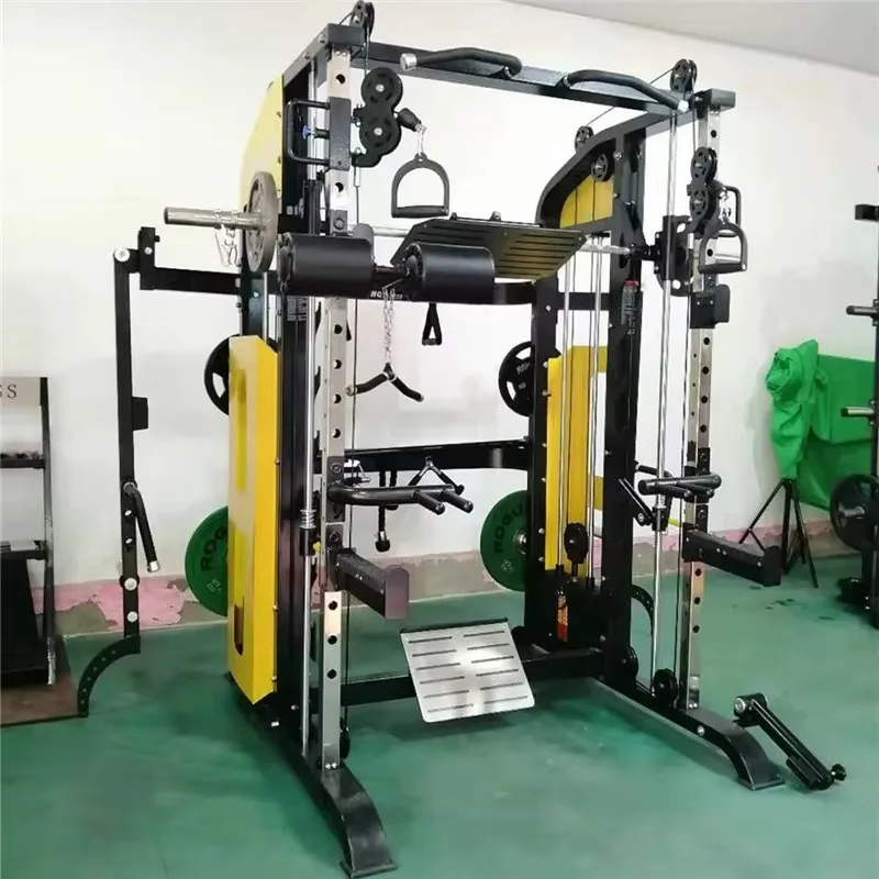 

Gym Multifunctional Smith Machine, Comprehensive Training Device for Home Fitness Exercise