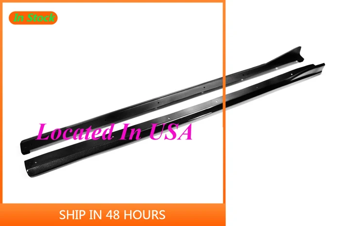 

Car Accessories For Impreza GRB GVB Chargespeed Style Type 2 Carbon Fiber Side Skirt Glossy Finish Door Add On Step Extension