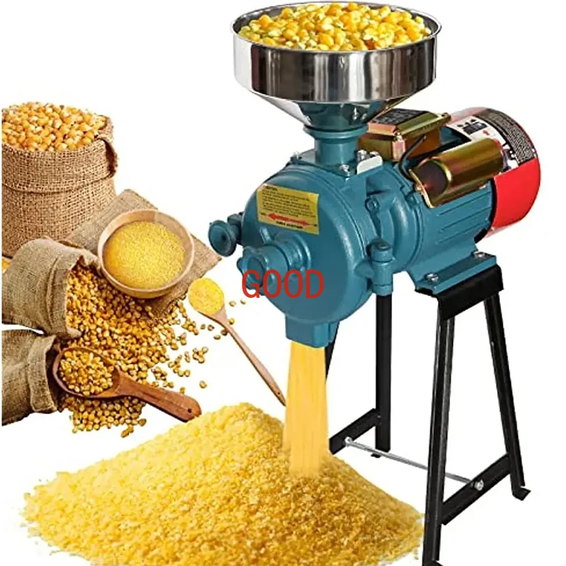 Electric GrainMill Grinder Commercial Grind Machine for Dry Grain Soybean Corn Spice Herb Coffee Crusher Pulverizer110V/220V