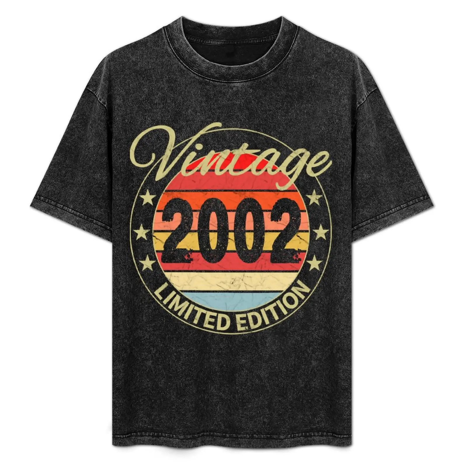 

Vintage 2002 - Limited Edition T-Shirt plus size clothes funny shirt cotton funny meme t-shirts mens t shirt graphic