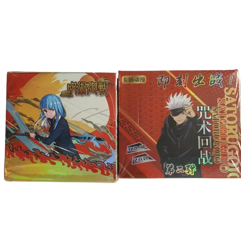 Jujutsu Kaisen Anime and Game Accessories Satoru Gojo Kugisaki Nobara Collection Card Boxes Toy Boys Hobbies Birthday Gifts