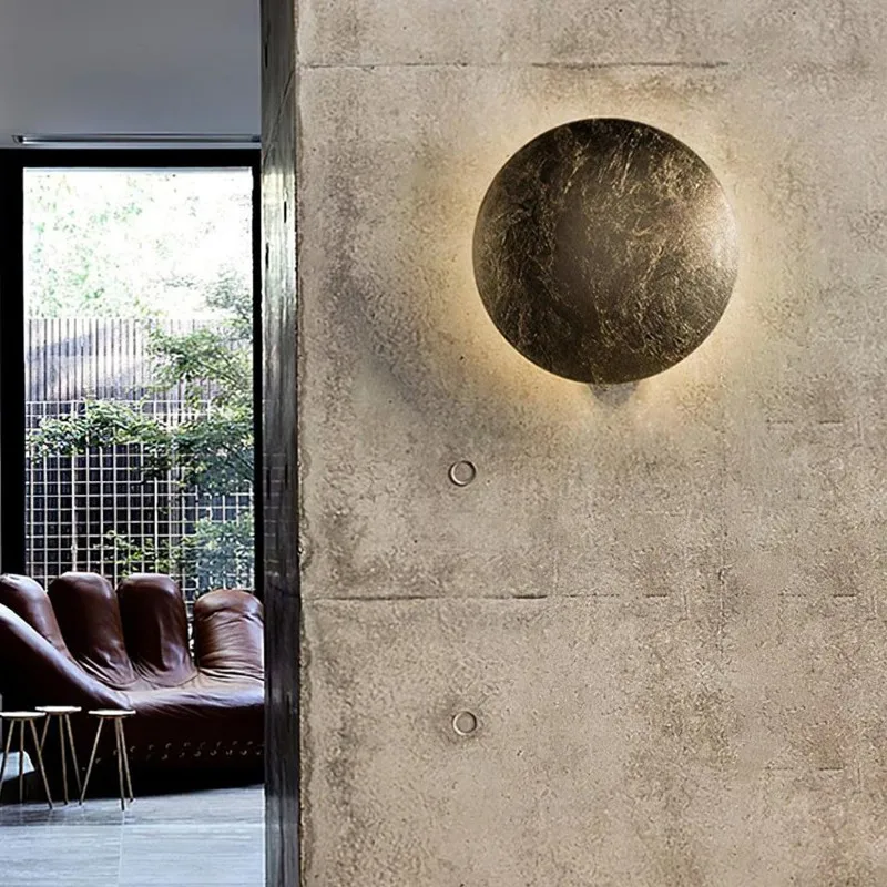 Lederam W1 Wall Lamp Modern moon wall light for Living Room Hotel Bar Villa office Study bedroom Italian designer wall lamp