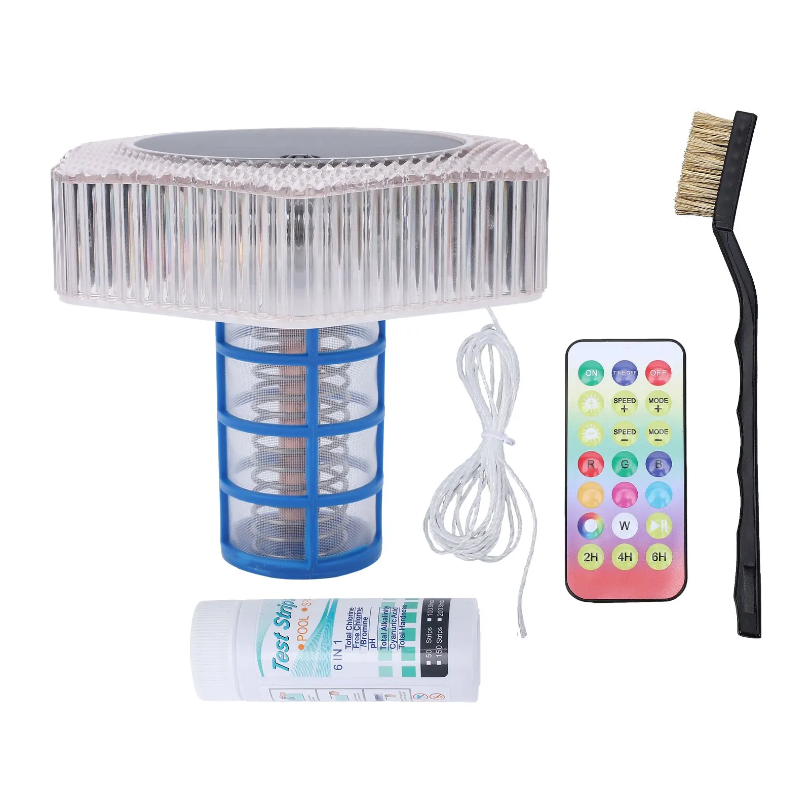 

Solar Powered Copper Ionizer LED Outdoor Waterproof RGB Color Changing Light with Remote Control for Swimming Pool Party Spa
