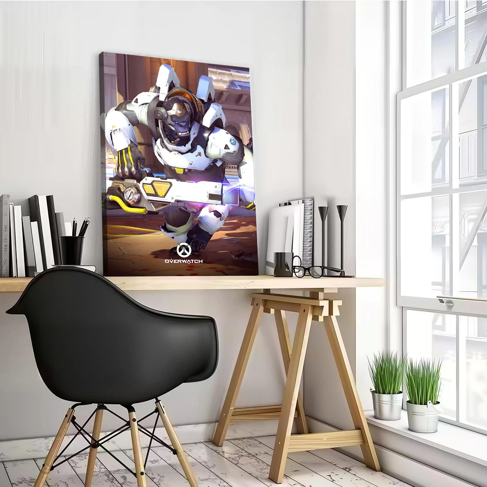 Overwatch Canvas Wall Art Posters Personalized Photo Printing for Room Decoration Aesthetics Interior Accessories Decor Luxury