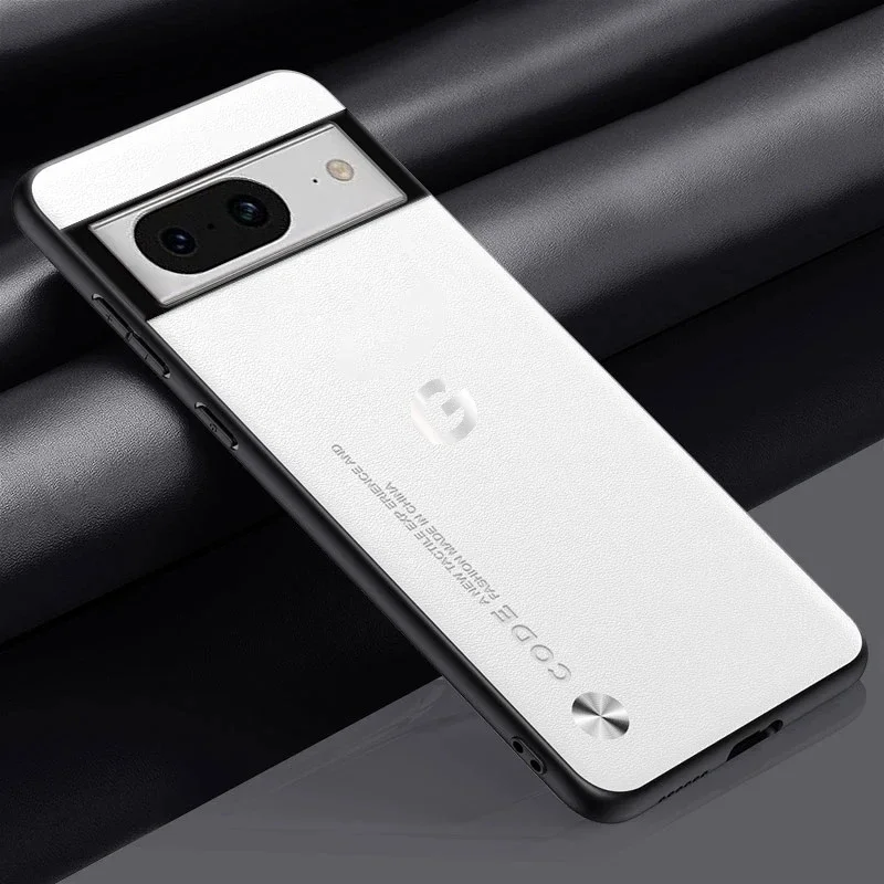 Luxus Business Original Kevlar Leder LOGO Matte Handyhülle für Google Pixel 11 ProXL 10A 9A 8 PU+TPU stoßfeste Schutzhülle