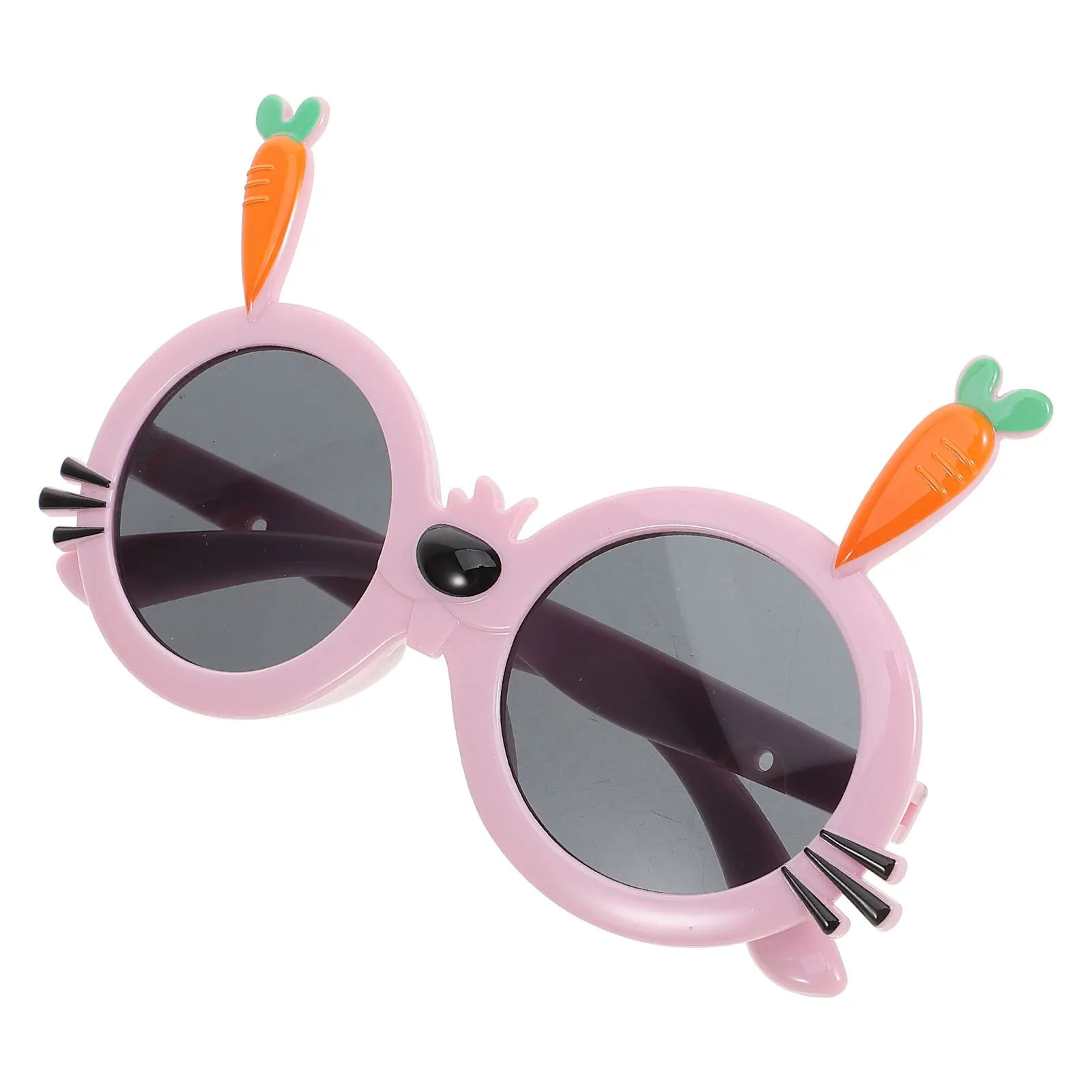 

Children Sunglasses Cartoon Rabbit Design Violet Gray Lenses UV400 Lightweight Durable Plastic Kids Eyewear Party Favor Novelty