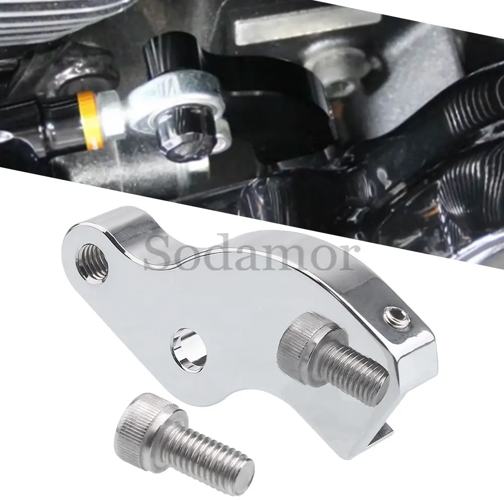 

Motorcycle Chrome Lightweight Aluminum Shift Neutral Assist Bracket Accessory For Harley Softail Fat Boy 114 FLFBS 2018-2024
