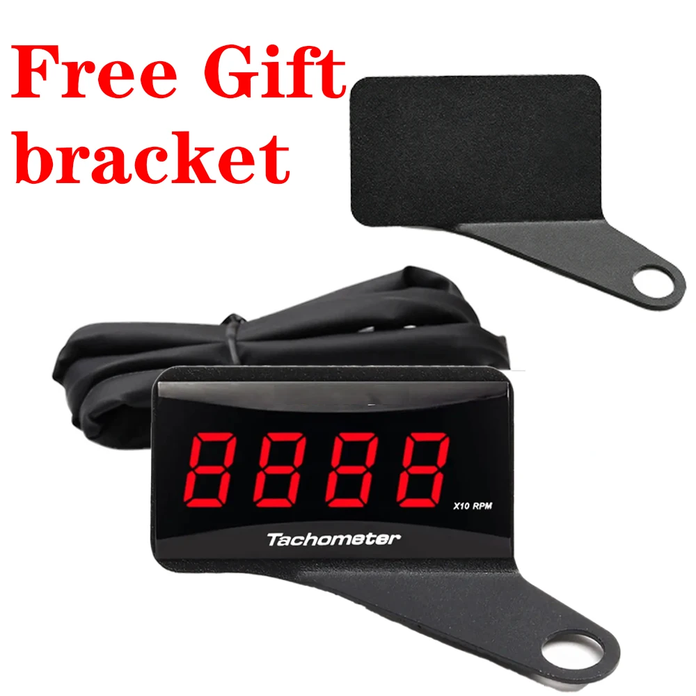 Blaues RPM Mini-Meter Motorrad LCD Digitalanzeige Drehzahlmesser Universal-Tachometer für Yamaha Suzuki Kawasaki BMW – Detail 13
