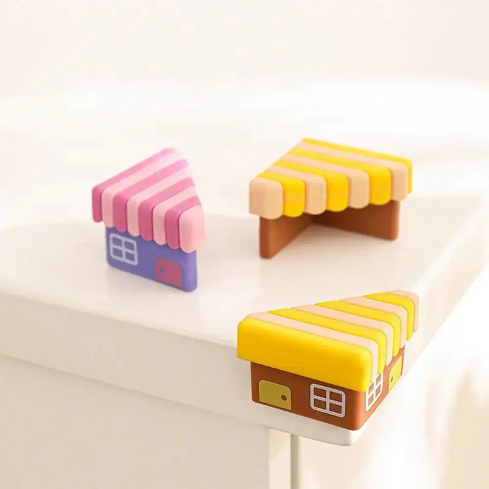 2Pcs Cartoon Table Corner Covers Babyproofing Anticollision Furniture Corner Bumper Guards House Design Corner Protectors