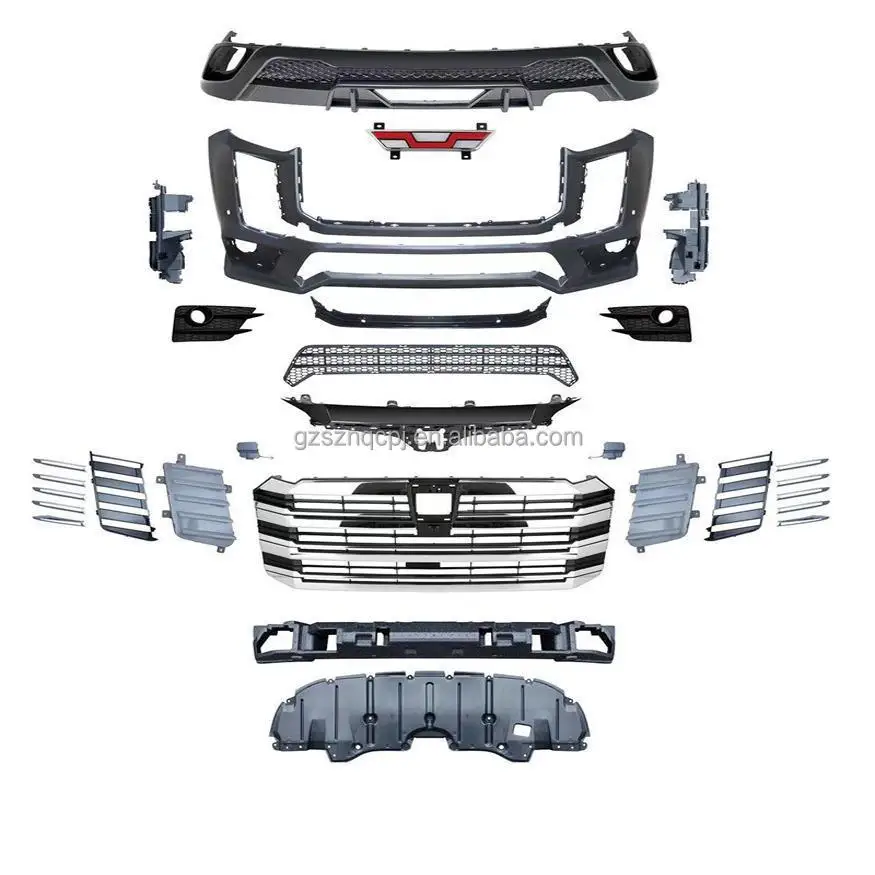 

Body Kit for toyota 2021+ Highlander CROWN KLUGER to LC300 Modification Front Grille Rear Lip Exterior Car Accessories