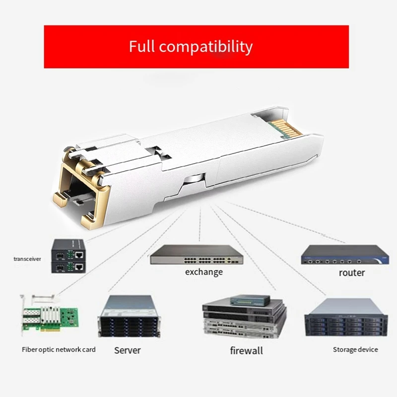 Imagem -06 - Sfp Mais Rj45 Interruptor Módulo 10g Sfp Cabo de Cobre Módulo Óptico Porta Ethernet