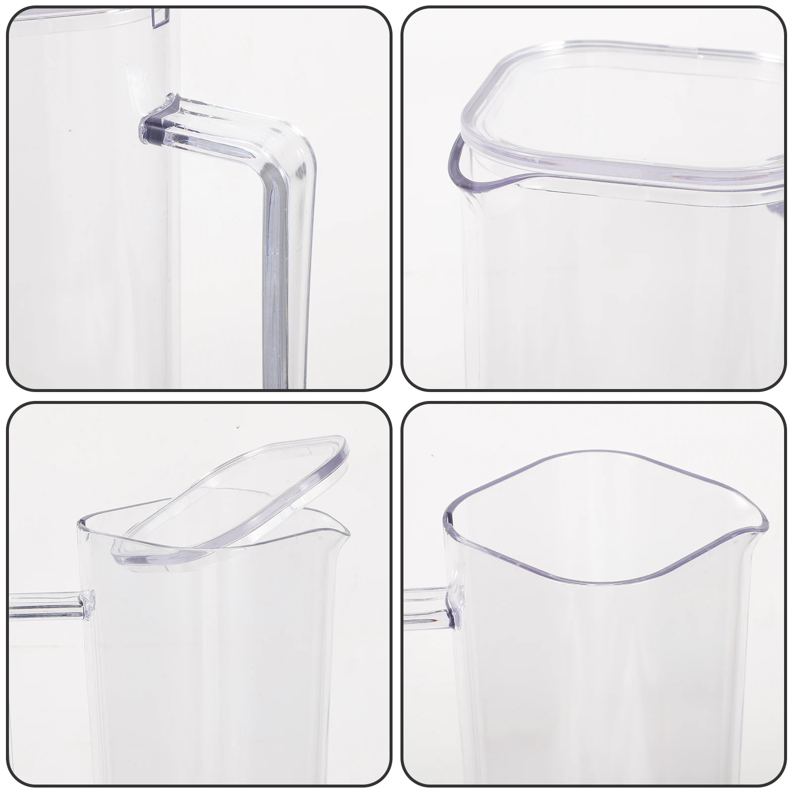 

Cold Water Pitcher Large Capacity Acrylic Lidded Jug For Juice Tea Iced Coffee Kitchen Fridge Use Beverage Container