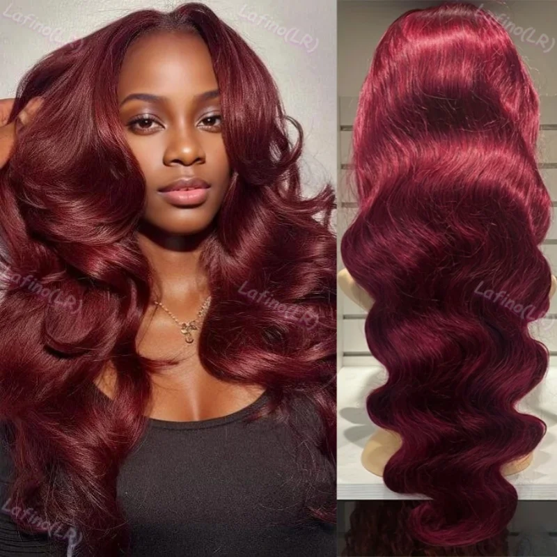 

Burgundy Loose Deep wig 13x6 HD Lace Frontal Wig Body Wave Human Hair Quality 13x4 Lace Frontal Brazilian Wigs On Sale Clearance