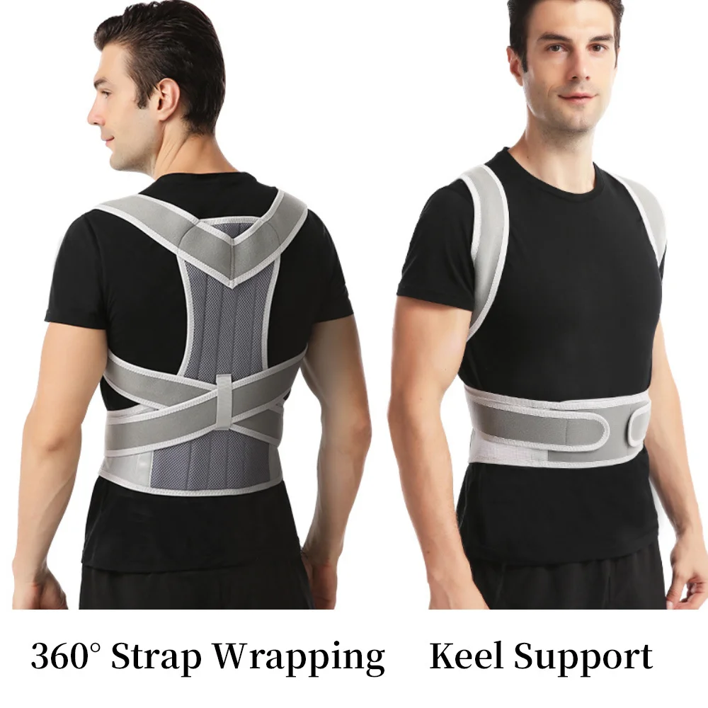 

Корректор осанки для спины, верхний и нижний поддерживающий пояс, пояс для поддержки плеч и талии, поясничный поддерживающий пояс для снятия боли в спине для женщин и мужчин