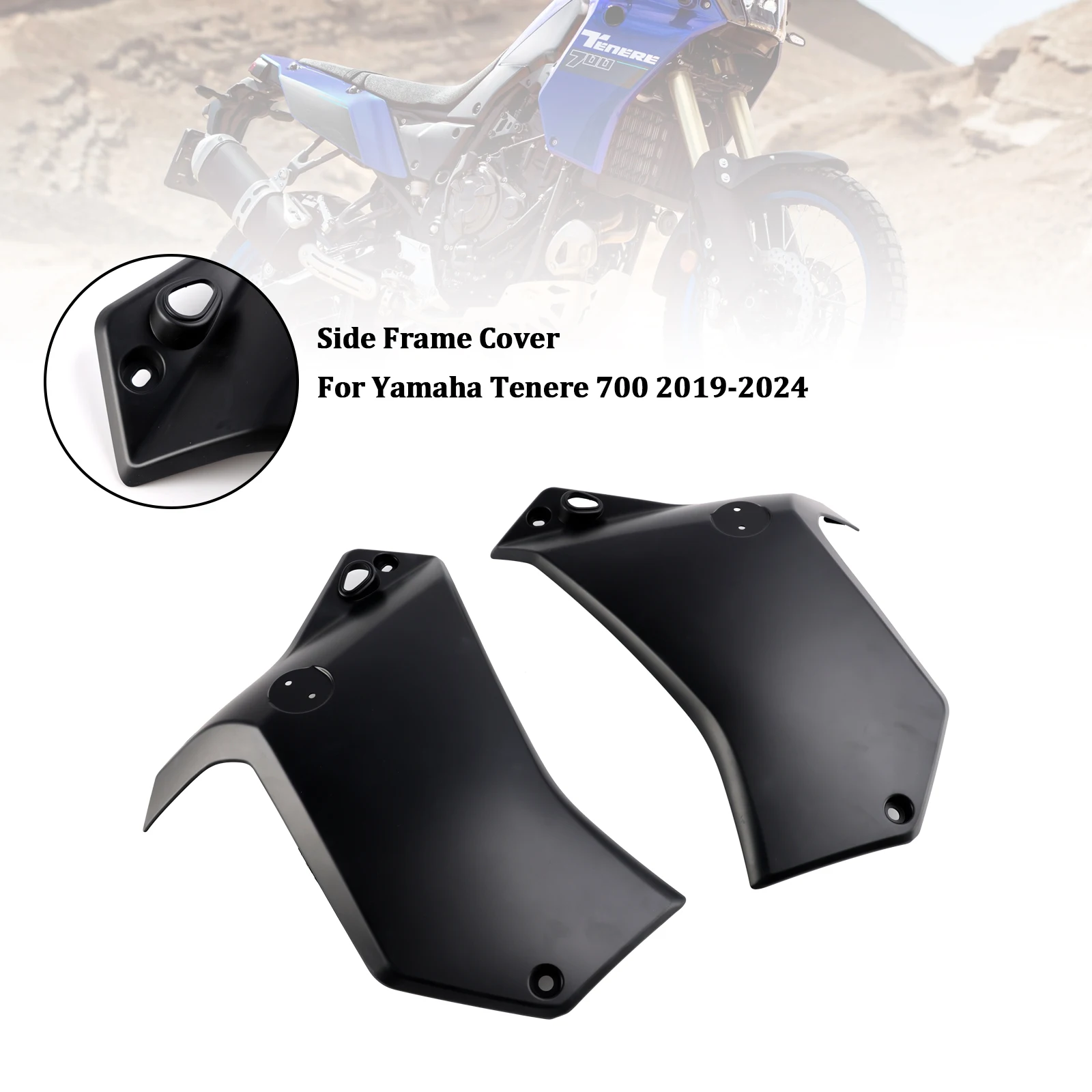 Zijframebeschermer stroomlijnkappen voor Yamaha Tenere 700 2019-2024