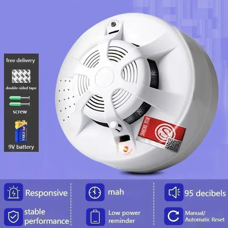 화재 연기 감지기 연기 경보 쇼핑몰 학교를위한 화재 보호 홈 감지 감지기 홈 보안 시스템 ,Fire Smoke Detector Smoke Alarm Fire Protection for Shopping Mall School Home Sensing Detector Home Security System
