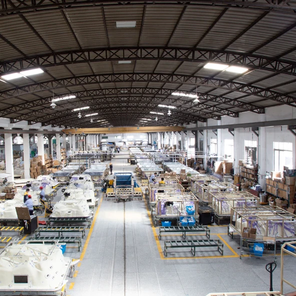 Dual Zone oberirdisches 6-Personen-Schwimmbad, Whirlpool, rechteckig, endloser Pool mit Massagefunktion für den Einsatz in Hotelvillen im Innen- und Außenbereich