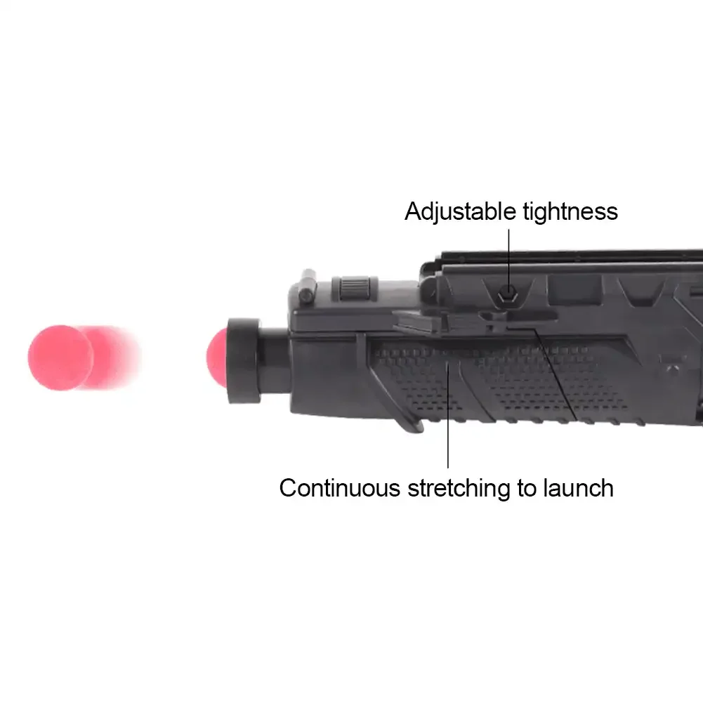 Imagem -03 - Gel Balls Grenade Launcher com Double Barrel Short Plastic Launcher Brinquedos para Paintball Shooting Kids Double Bell m4 16 M203
