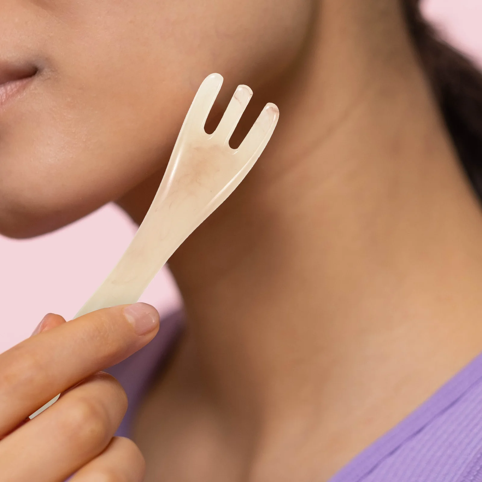 

Компактный дизайн, расческа-массажер для кожи головы, полимерный материал с широкими зубьями для ухода за кожей головы и снятия головной боли, массажная расческа, инструмент для массажа головы