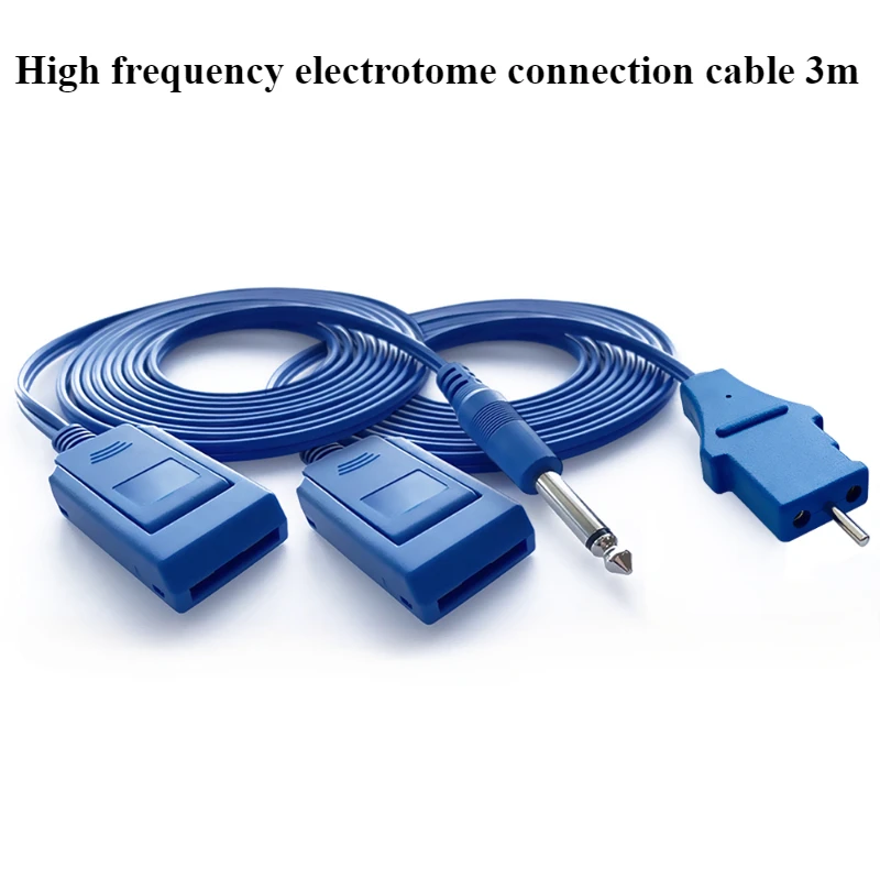 

High-frequency Lip knife electrode piece neutral electrode plate cable REM flat plug electric knife negative plate connection