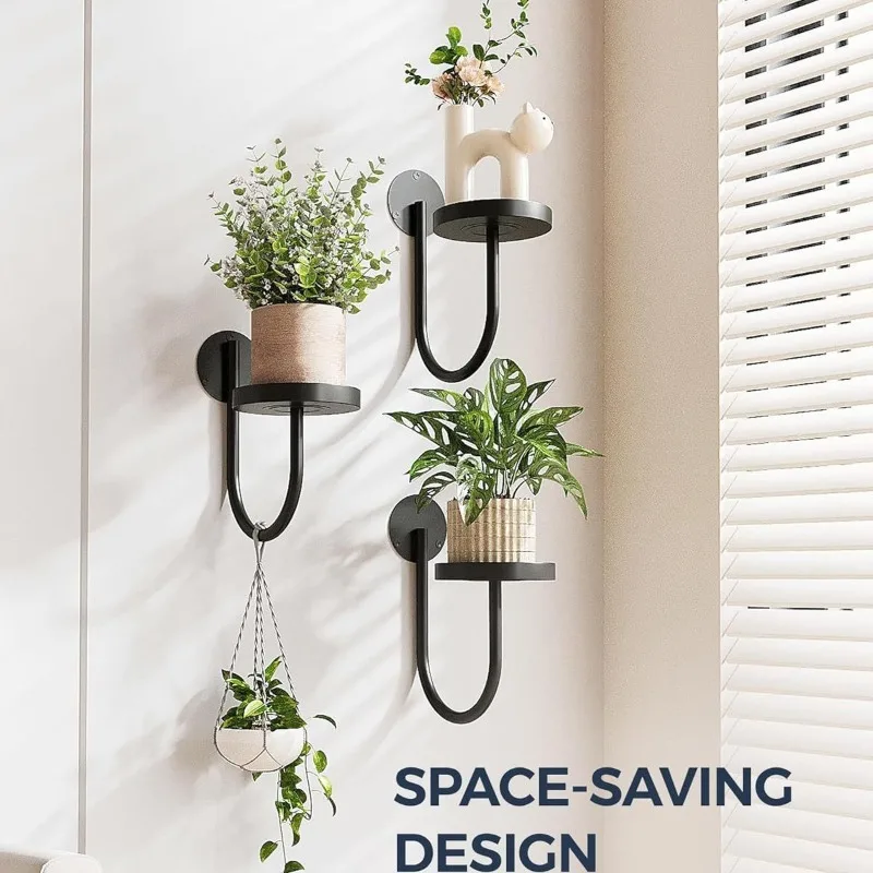 Indoor plant stand on wall flower stand green dill wall decorative candlestick rotating disassembly bracket
