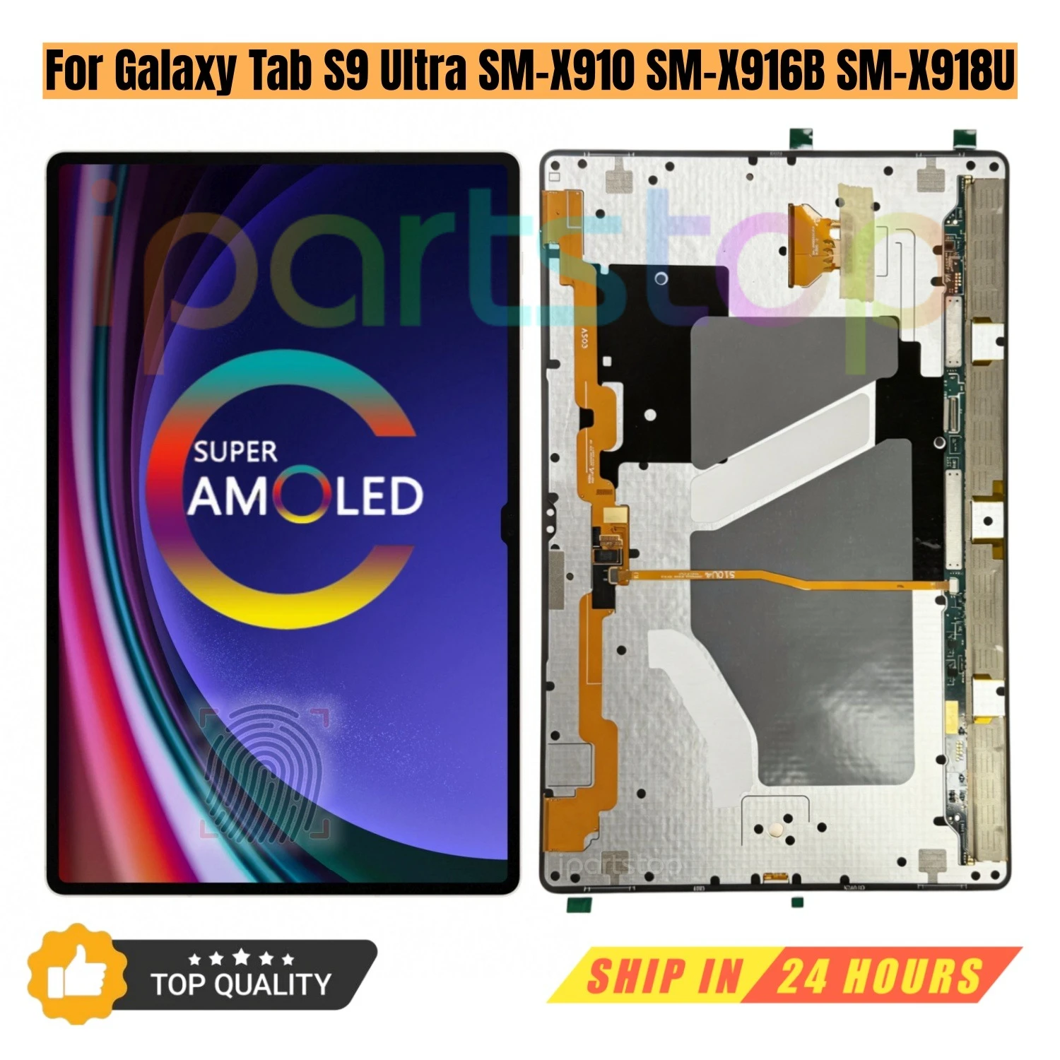 iParts Replacement Display for Samsung Galaxy Tab S9 Ultra 5