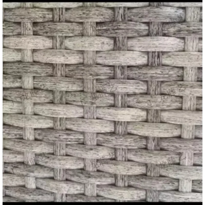 500g Retro Gradient Synthetic Flat Rattan Material Diy Crafts Roll Weaving Knit Repair Furniture Sofa Table Chair Basket Decor