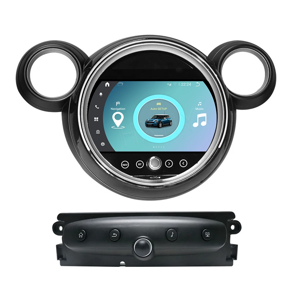 Upgrade Android 13 System Snapdragon Chip For BMW Mini Cooper R56 07-16 Car Radio GPS Navigation Stereo Multimedia BT Audio