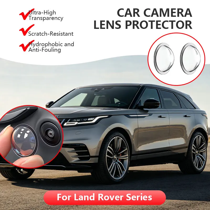 For Land Rover Defender Velar L663 360 Panoramic Camera Cover Lens Dustproof Rain Shield Exterior Trim