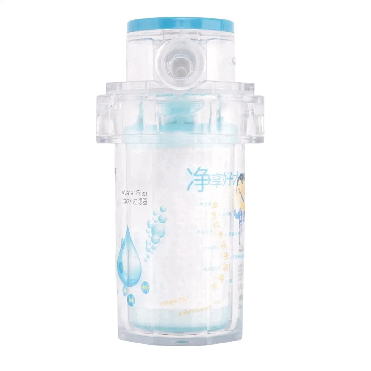 abzd-3x-浄水器出力ユニバーサルシャワーフィルター家庭用キッチン蛇口給湯器浄化浴室アクセサリー