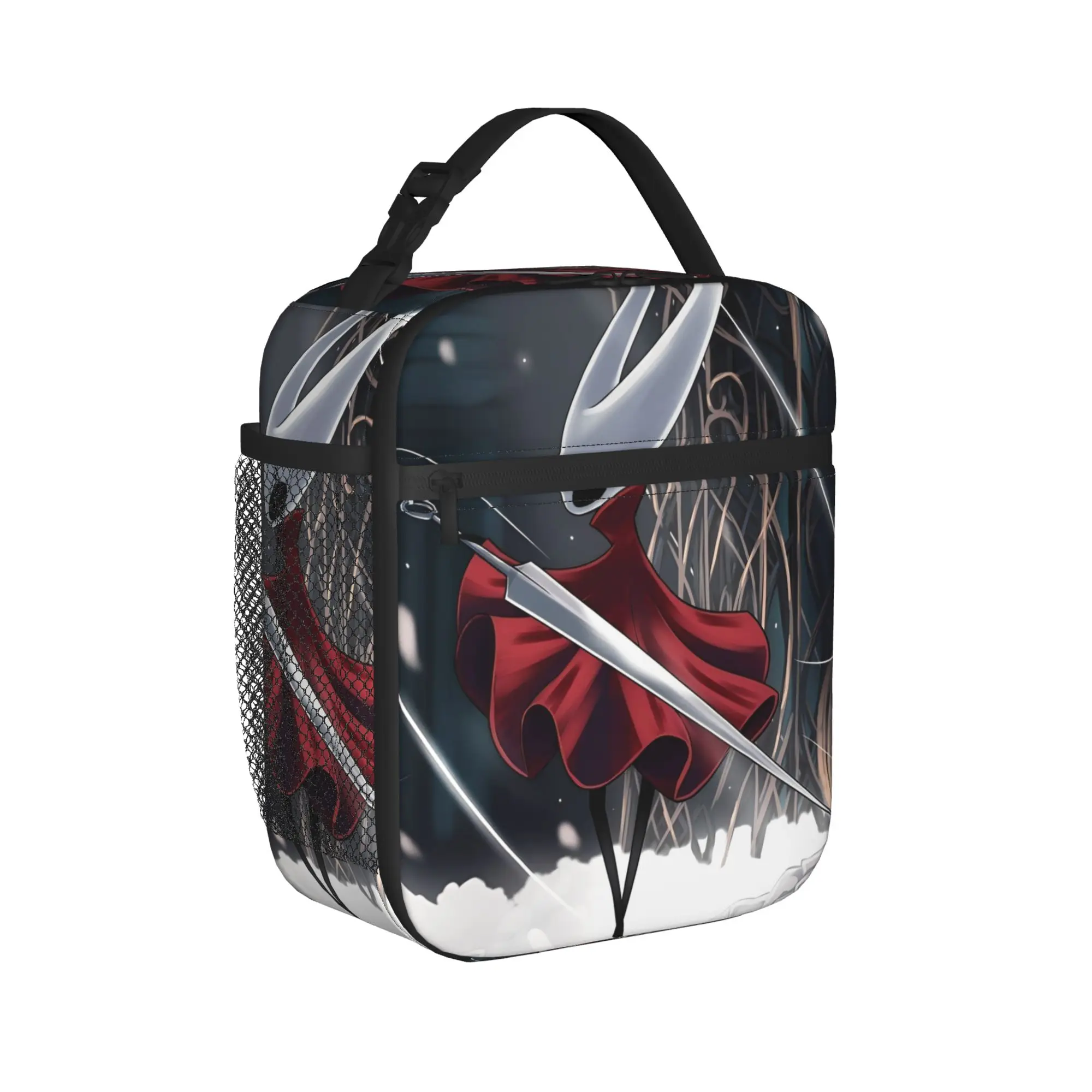 Hollow Knights Cartoon Thermal Insulated Lunch Bags for Picnic  Portable Food Container Bags Thermal Cooler Lunch Boxes