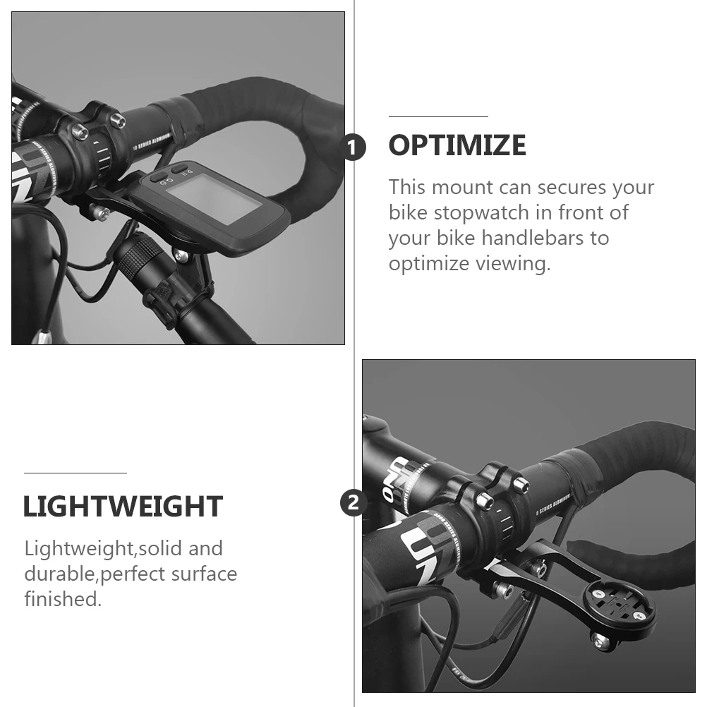 

Computer Stand Bike Mount for Optimal Viewing Bicycle Flashlight Speedometer Aluminum Alloy Sturdy