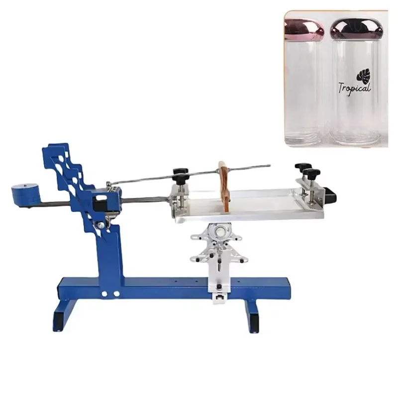 Advanced paper cup screen printing machine with curved drum design