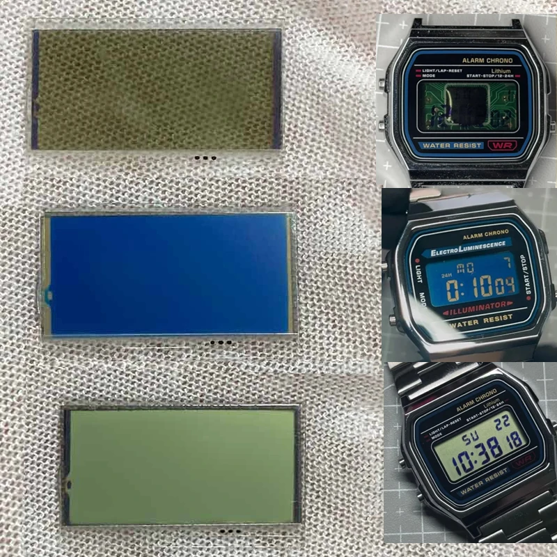 

A158 a168 A159 F105 F91w Модифицированный ЖК-экран STN с положительным/ujemтельным режимом ЖК-дисплей для Casio F-91W Замените аксессуары для часов
