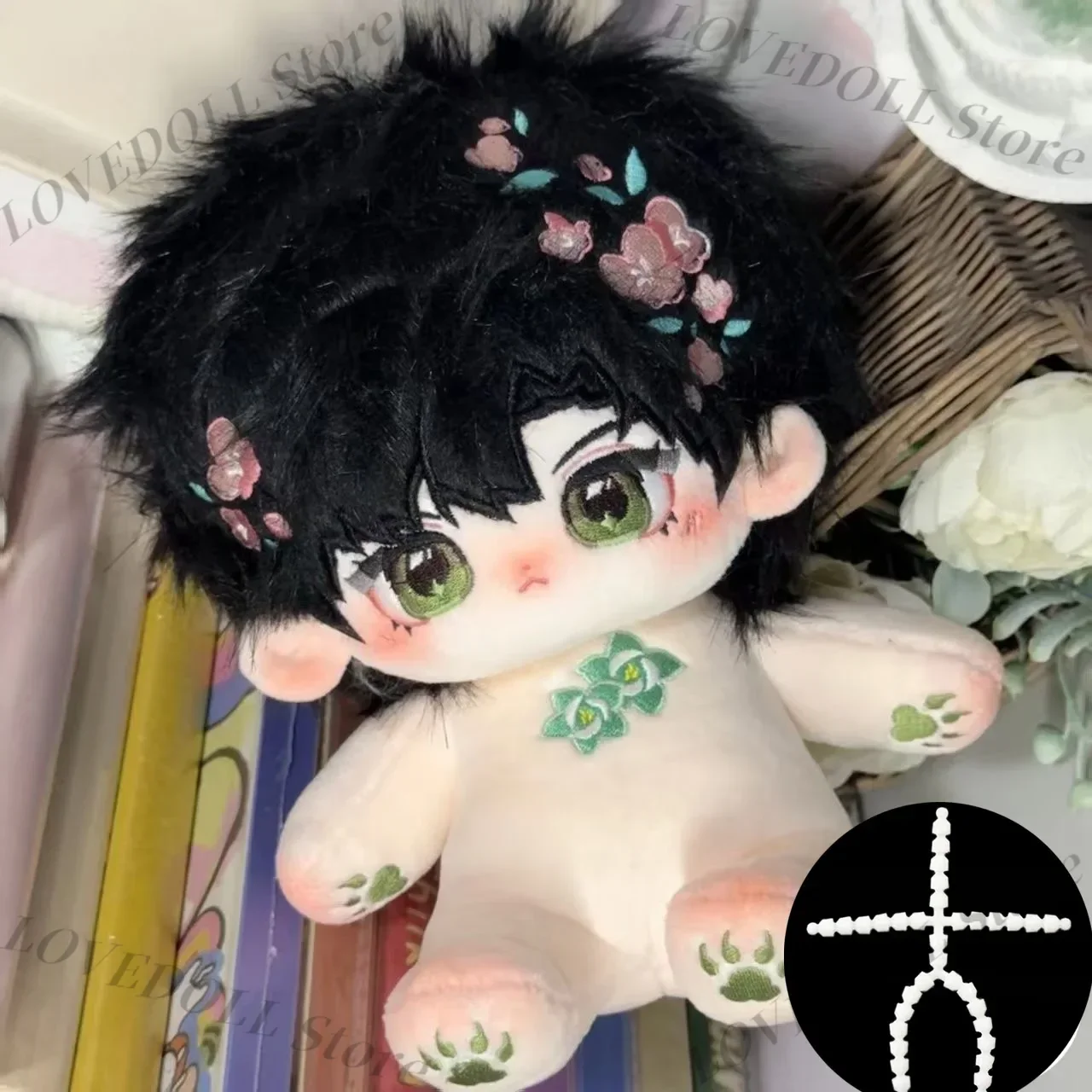 

Anime Zayne Love and Deepspace Handsome Boy Cotton Doll Change Clothes Plush Toys Cartoon Figures Body Plushies Gift 20cm