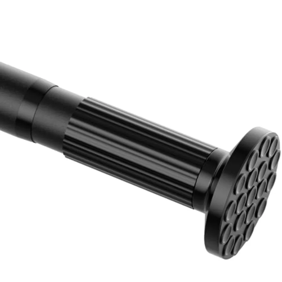 

Tension Curtain Rod 51-128inch Heavy Duty Curtain Rods No Drilling for Window or Bathroom Shower Curtain Rods Long Outdoor Curt