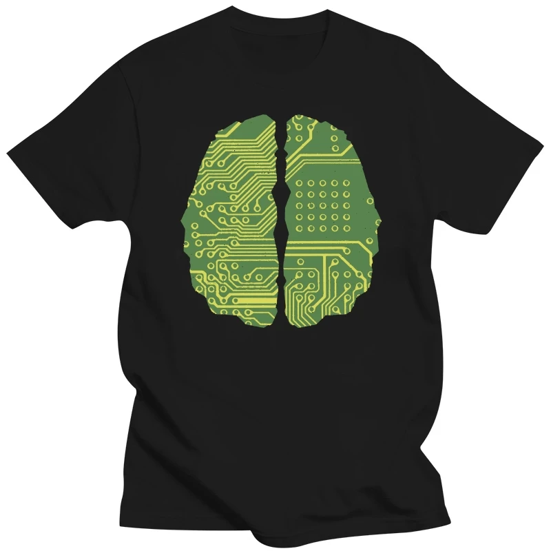 Cybernetics Brain T-Shirt Engineer Ingenieur Computer Science Scientist Fun