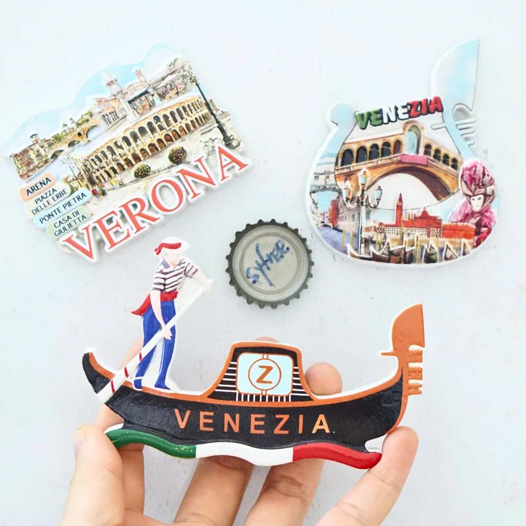 

1pc, Italian refrigerator magnet, Venice scenery refrigerator magnet, Verona refrigerator magnet, Italian home decor, photo refr