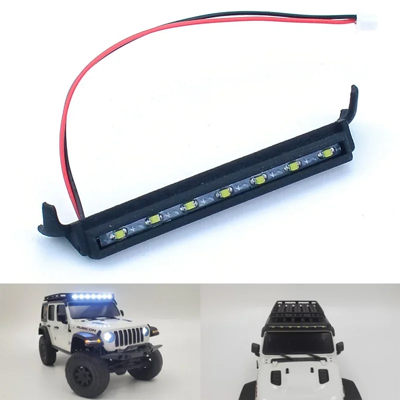 Kyosho Miniz 4x4 Simulation The Roof LED Spotlight Light Upgrade Parts for 1/24 RC Crawler Car Jeep Wrangler Car Accessories