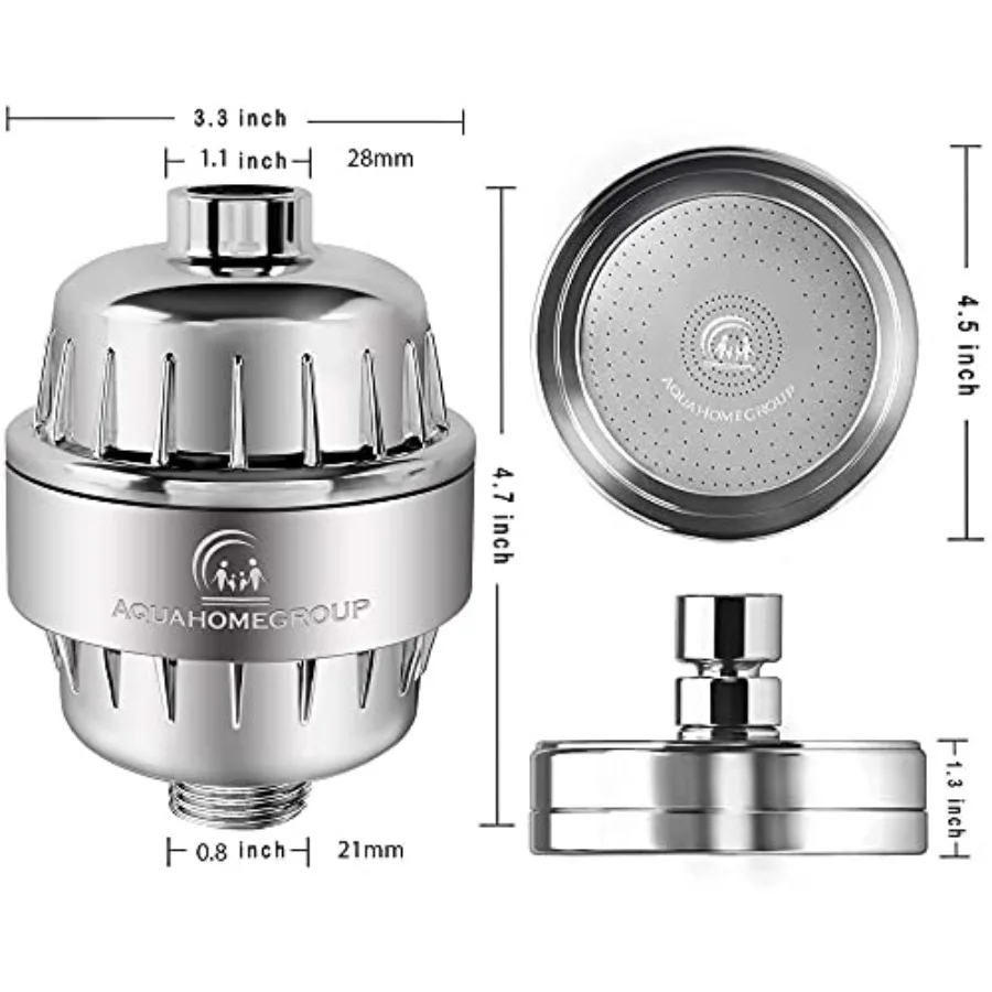 Luxury 20 Stage Filtered Shower Head Set