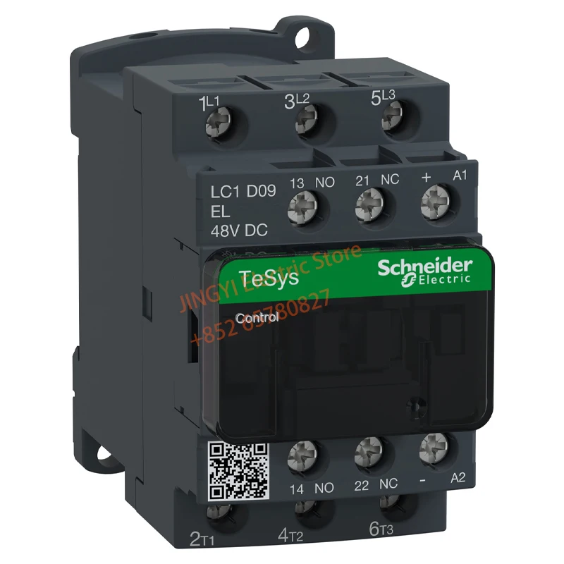 

Schneider LC1D09EL New Model TeSys Deca Three-pole Dc Coil Contactor, 9A, 48VDC, Low Power Consumption