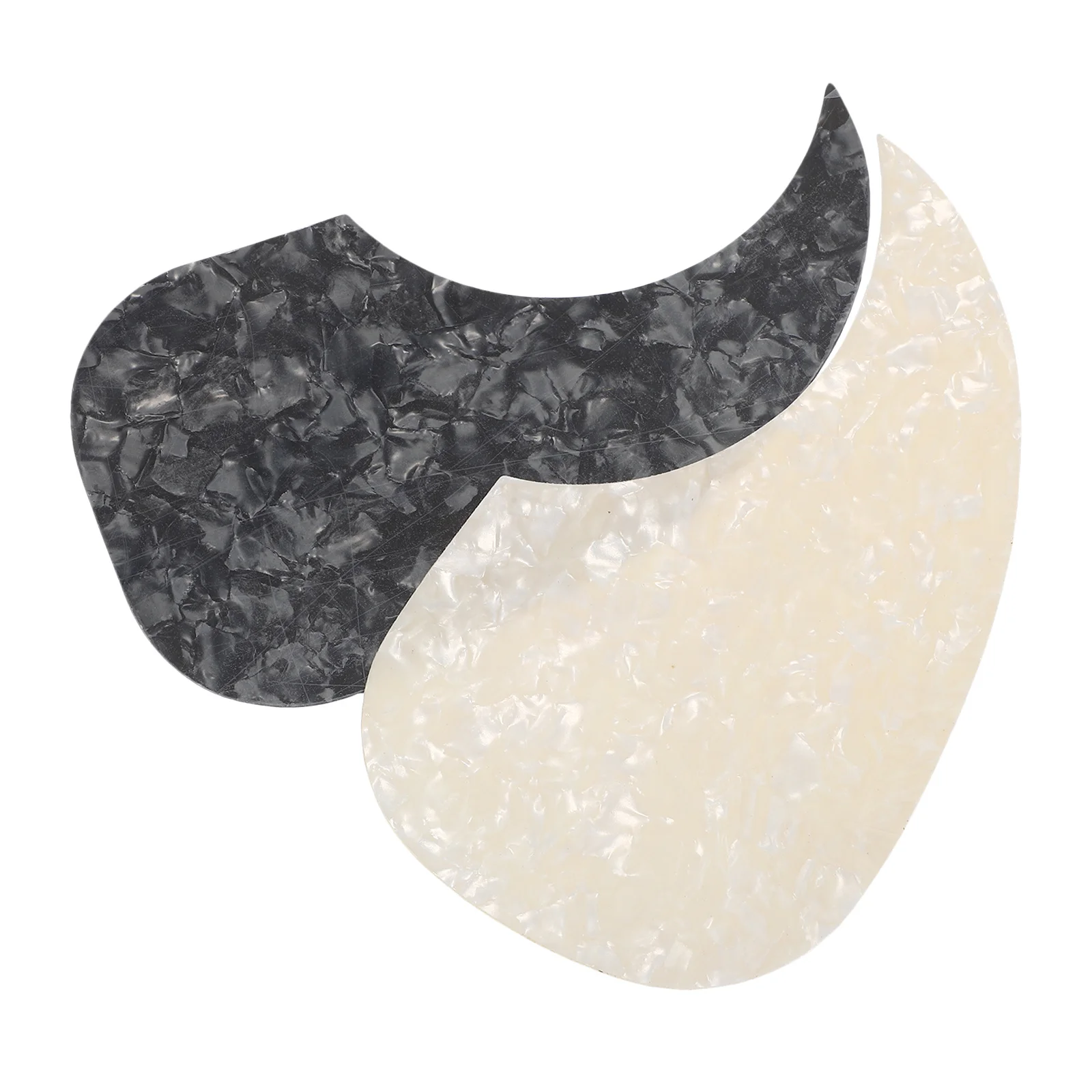 

2Pcs Acoustic Guitar Scratch Plate Self Adhesive Wood Grain Pickguard for 40 41 Inch Folk Instrument Protection Decorative Guard