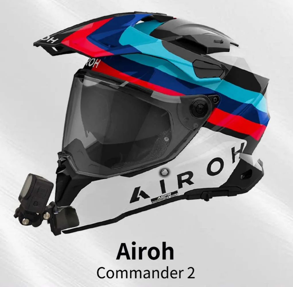 Uchwyt na brodę do kasku Airoh Commander 2, dostosowany do kamer GoPro13 12 DJI Action 6 5pro 4 3 Insta360 X5 X4 X3 AcePro2 Action Camera — zdjęcie produktu 6